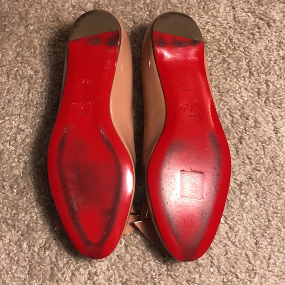 Christian Louboutin Nude Flats - Picture 8 of 11